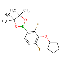 2-[3-(cyclopentyloxy)-2,4-difluorophenyl]-4,4,5,5-tetramethyl-1,3,2-dioxaborolane