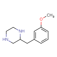 2-[(3-methoxyphenyl)methyl]piperazine
