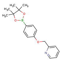 2-[4-(4,4,5,5-tetramethyl-1,3,2-dioxaborolan-2-yl)phenoxymethyl]pyridine