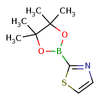 2-(4,4,5,5-tetramethyl-1,3,2-dioxaborolan-2-yl)-1,3-thiazole