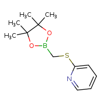 2-{[(4,4,5,5-tetramethyl-1,3,2-dioxaborolan-2-yl)methyl]sulfanyl}pyridine