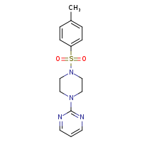 2-[4-(4-methylbenzenesulfonyl)piperazin-1-yl]pyrimidine