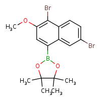 2-(4,7-dibromo-3-methoxynaphthalen-1-yl)-4,4,5,5-tetramethyl-1,3,2-dioxaborolane