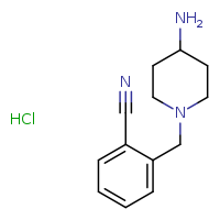 2-[(4-aminopiperidin-1-yl)methyl]benzonitrile hydrochloride