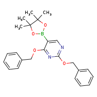 2,4-bis(benzyloxy)-5-(4,4,5,5-tetramethyl-1,3,2-dioxaborolan-2-yl)pyrimidine