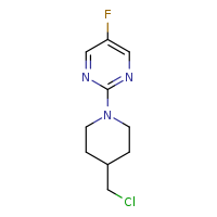 2-[4-(chloromethyl)piperidin-1-yl]-5-fluoropyrimidine