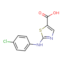 2-[(4-chlorophenyl)amino]-1,3-thiazole-5-carboxylic acid