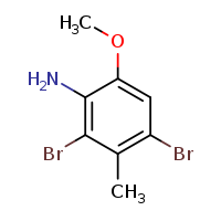 2,4-dibromo-6-methoxy-3-methylaniline