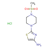 2-(4-methanesulfonylpiperazin-1-yl)-1,3-thiazol-4-amine hydrochloride