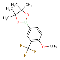 2-[4-methoxy-3-(trifluoromethyl)phenyl]-4,4,5,5-tetramethyl-1,3,2-dioxaborolane
