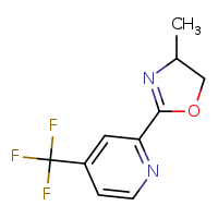 2-(4-methyl-4,5-dihydro-1,3-oxazol-2-yl)-4-(trifluoromethyl)pyridine