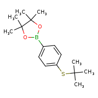 2-[4-(tert-butylsulfanyl)phenyl]-4,4,5,5-tetramethyl-1,3,2-dioxaborolane