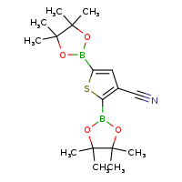 2,5-bis(4,4,5,5-tetramethyl-1,3,2-dioxaborolan-2-yl)thiophene-3-carbonitrile