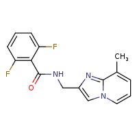 2,6-difluoro-N-({8-methylimidazo[1,2-a]pyridin-2-yl}methyl)benzamide