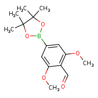 2,6-dimethoxy-4-(4,4,5,5-tetramethyl-1,3,2-dioxaborolan-2-yl)benzaldehyde