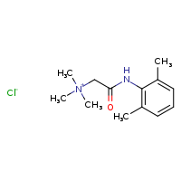 {[(2,6-dimethylphenyl)carbamoyl]methyl}trimethylazanium chloride