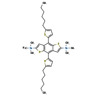 [2,8-bis(5-hexylthiophen-2-yl)-11-(trimethylstannyl)-4,10-dithiatricyclo[7.3.0.0³,?]dodeca-1(9),2,5,7,11-pentaen-5-yl]trimethylstannane