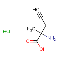 2-amino-2-methylpent-4-ynoic acid hydrochloride