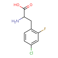 2-amino-3-(4-chloro-2-fluorophenyl)propanoic acid