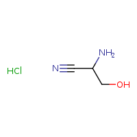 2-amino-3-hydroxypropanenitrile hydrochloride
