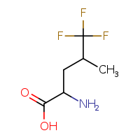 2-amino-5,5,5-trifluoro-4-methylpentanoic acid