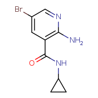 2-amino-5-bromo-N-cyclopropylpyridine-3-carboxamide