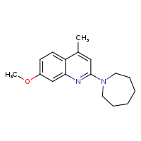 2-(azepan-1-yl)-7-methoxy-4-methylquinoline
