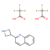 2-(azetidin-3-yl)quinoline; bis(trifluoroacetic acid)