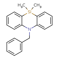 2-benzyl-9,9-dimethyl-2-aza-9-silatricyclo[8.4.0.0³,?]tetradeca-1(14),3,5,7,10,12-hexaene