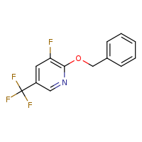 2-(benzyloxy)-3-fluoro-5-(trifluoromethyl)pyridine
