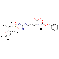 2-{[(benzyloxy)carbonyl](methyl)amino}-5-[N'-(2,2,4,6,7-pentamethyl-3H-1-benzofuran-5-ylsulfonyl)carbamimidamido]pentanoic acid