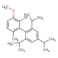 2-bromo-2',4',6'-triisopropyl-3-methoxy-6-methyl-1,1'-biphenyl