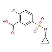 2-bromo-5-(cyclopropylsulfamoyl)benzoic acid