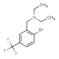 {[2-bromo-5-(trifluoromethyl)phenyl]methyl}diethylamine