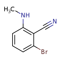 2-bromo-6-(methylamino)benzonitrile