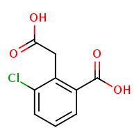 2-(carboxymethyl)-3-chlorobenzoic acid