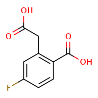2-(carboxymethyl)-4-fluorobenzoic acid
