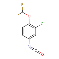 2-chloro-1-(difluoromethoxy)-4-isocyanatobenzene