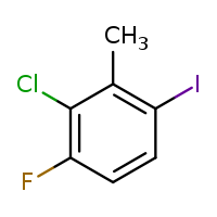 2-chloro-1-fluoro-4-iodo-3-methylbenzene