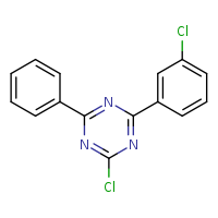 2-chloro-4-(3-chlorophenyl)-6-phenyl-1,3,5-triazine