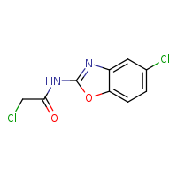 2-chloro-N-(5-chloro-1,3-benzoxazol-2-yl)acetamide