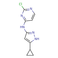 2-chloro-N-(5-cyclopropyl-1H-pyrazol-3-yl)pyrimidin-4-amine