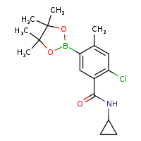 2-chloro-N-cyclopropyl-4-methyl-5-(4,4,5,5-tetramethyl-1,3,2-dioxaborolan-2-yl)benzamide