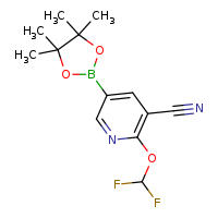 2-(difluoromethoxy)-5-(4,4,5,5-tetramethyl-1,3,2-dioxaborolan-2-yl)pyridine-3-carbonitrile