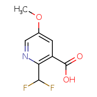 2-(difluoromethyl)-5-methoxypyridine-3-carboxylic acid