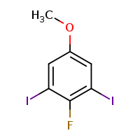 2-fluoro-1,3-diiodo-5-methoxybenzene