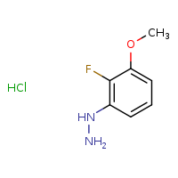 (2-fluoro-3-methoxyphenyl)hydrazine hydrochloride