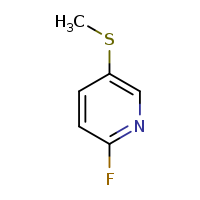 2-fluoro-5-(methylsulfanyl)pyridine