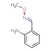 2-[(methoxyimino)methyl]aniline
