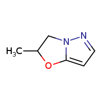 2-methyl-2H,3H-pyrazolo[3,2-b][1,3]oxazole